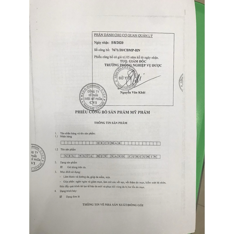 ✅[Chính Hãng] Decumar gel bôi ngừa mụn, giảm mụn, thâm