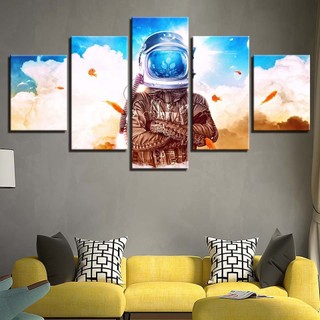 Tranh Dán Tường Phi Hành Gia Nhiều Phân Loại, Kích Cỡ, Tranh Phi Hành Gia Dán Tường Chất Liệu PVC Decor Phòng LABY HOME