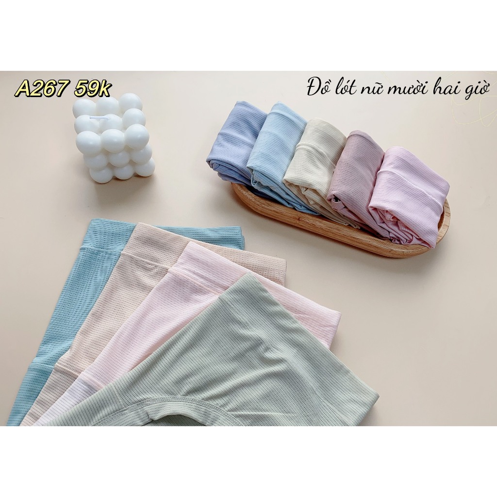 Quần lót cotton siêu mềm mại mặc như không mặc cao cấp co dãn 4 chiều A267, Đồ lót 12h