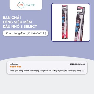 Bàn Chải Đánh Răng Lông Mềm Đầu Rộng S Select Nhật Bản (1 Chiếc)