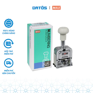 Dấu đóng số nhảy MAX N-1007 10 số tự động - 1 chiếc - Dấu đóng nhanh, bền, mực không cặn