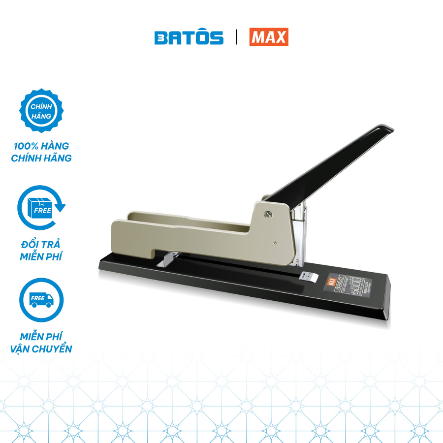 Dập ghim cỡ lớn MAX HD-12L/17 bấm giữa 170 tờ , siêu bền bỉ.