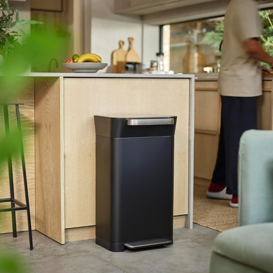 Thùng rác thông minh Joseph Joseph 30L Titan Trash Compactor Kitchen ...