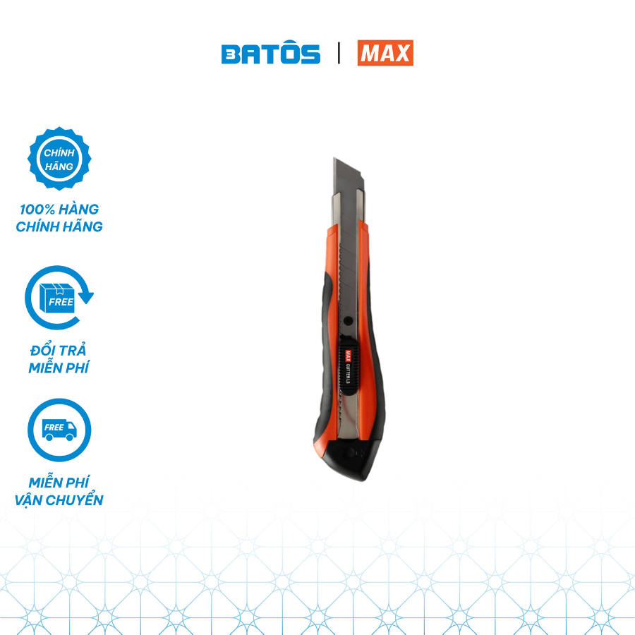 [Công thái học] Dao trổ MAX - Nhật Bản L3 18mm, thép SK2 + Crom, siêu sắc - siêu bền.