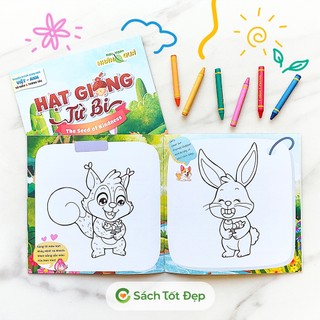 Sách Tô Màu - Ngụ Ngôn Nhân Quả Song Ngữ Anh Việt - Combo 6 Cuốn - Nhà Sách An Thư