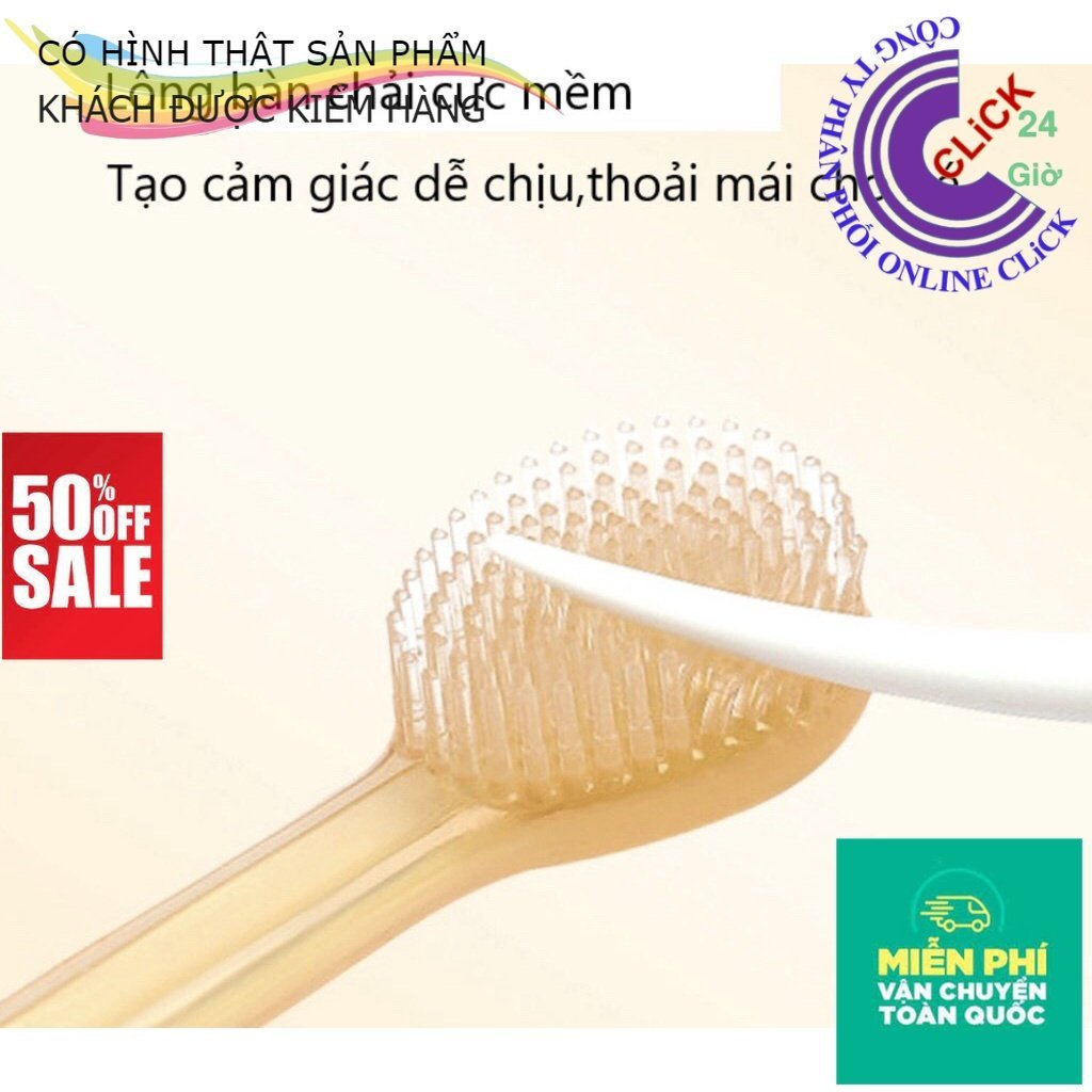 Bàn chải chuyên dùng cho trẻ sơ sinh - Vệ sinh nướu - Rơ lưỡi