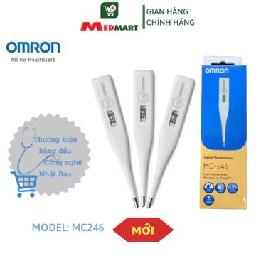 Nhiệt Kế Điện Tử Kẹp Nách Omron MC 246 Nhật Bản, Chính Hãng, Bảo Hành 24 Tháng - MEDMART