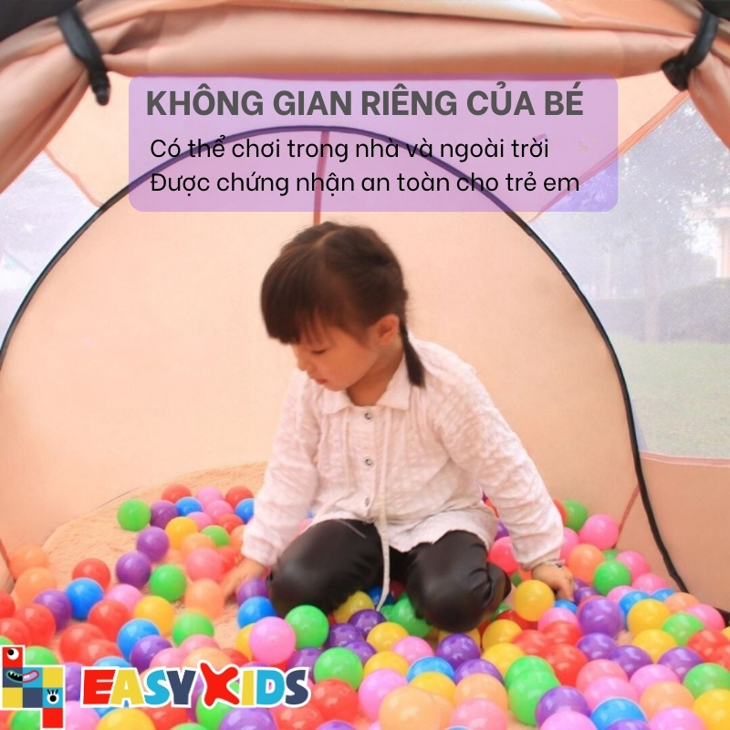 Lều Trẻ Em Tự Bung Hình Gấu Hổ Cho Bé Trai Và Gái Chơi Trong Nhà, Lều Ngủ Cho Bé Mẫu Mới