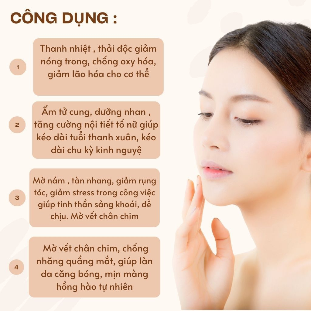 Chất lượng Sản Phẩm Trà Dưỡng Nhan Bổ Khí Huyết