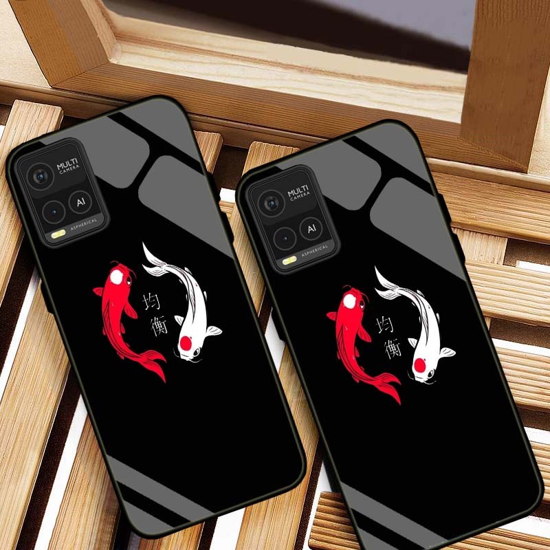 ỐP LƯNG VIVO Y21, Y21S, Y33S HÌNH 555 LƯNG NG KÍNH CƯỜNG LỰC CAO CẤP