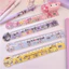 1 Cái Thước Kẻ 15cm Dễ Thương Nhân Vật Hoạt Hình Hottrend Korumi / Sanrio / Cinnamol / Pompom - Đồ Dùng Học Tập Cho Bé