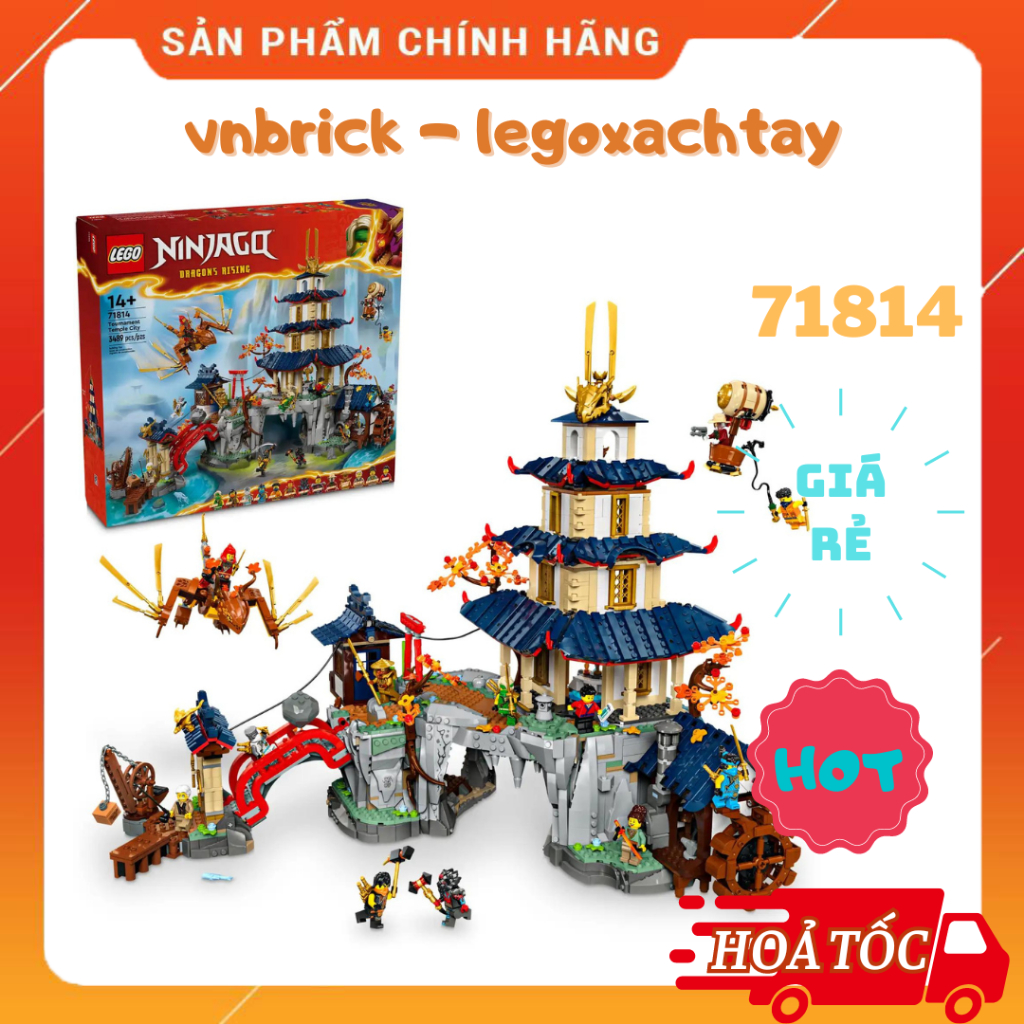 LEGO Ninjago 71814 Tournament Temple City Chính Hãng | Shopee Việt Nam