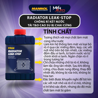 Chống rỉ két nước , tái tạo cao su bị chai cứng - MANNOL 9966 - MVN Auto