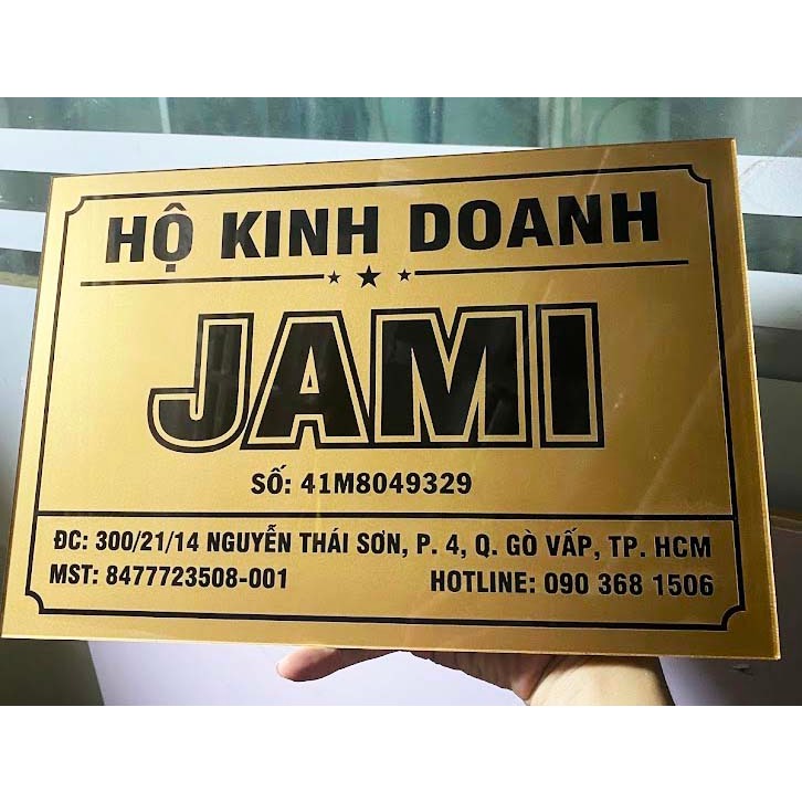 HCM Hỏa tốc], Biển Tên Công Ty, Biển Hộ Kinh doanh, chất liệu mica. Miễn  phí thiết kế theo yêu cầu | Shopee Việt Nam