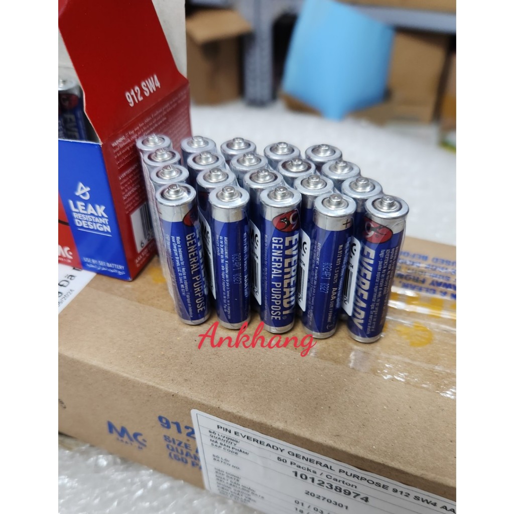 Pin đũa AAA xanh 1.5V EVEREADY General Purpose | Shopee Việt Nam