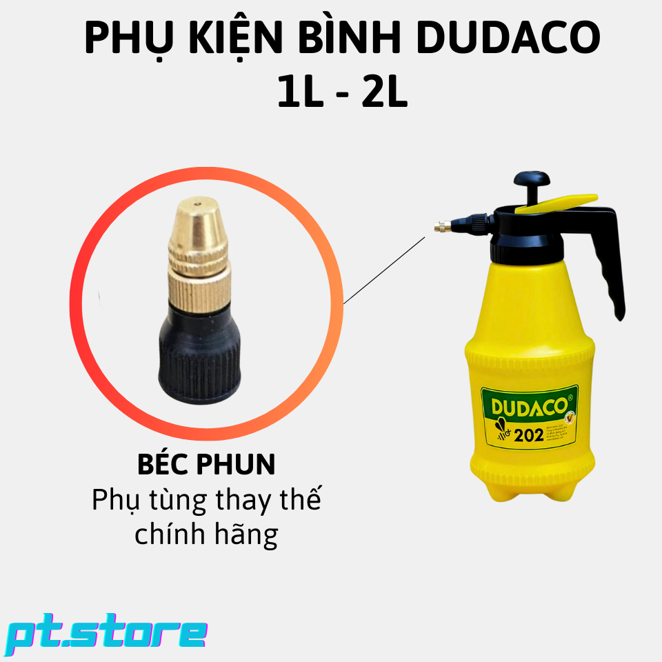[Rẻ Nhất SộpBi] PHỤ TÙNG  BÌNH TƯỚI CÂY CẦM TAY DUDACO 2L
