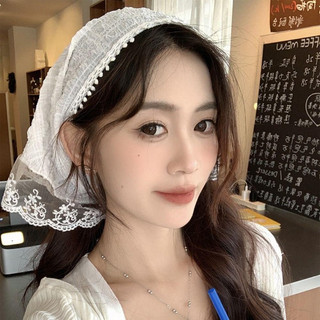 Khăn trùm đầu Băng đô Turban bằng ren