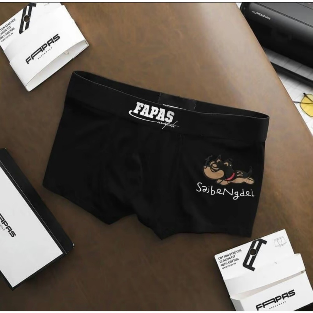 Combo 3-4-5-10 quần sịp đùi nam full đen mix mã chất liệu thun lạnh co giãn 4 chiều Menswear Quần Boxer