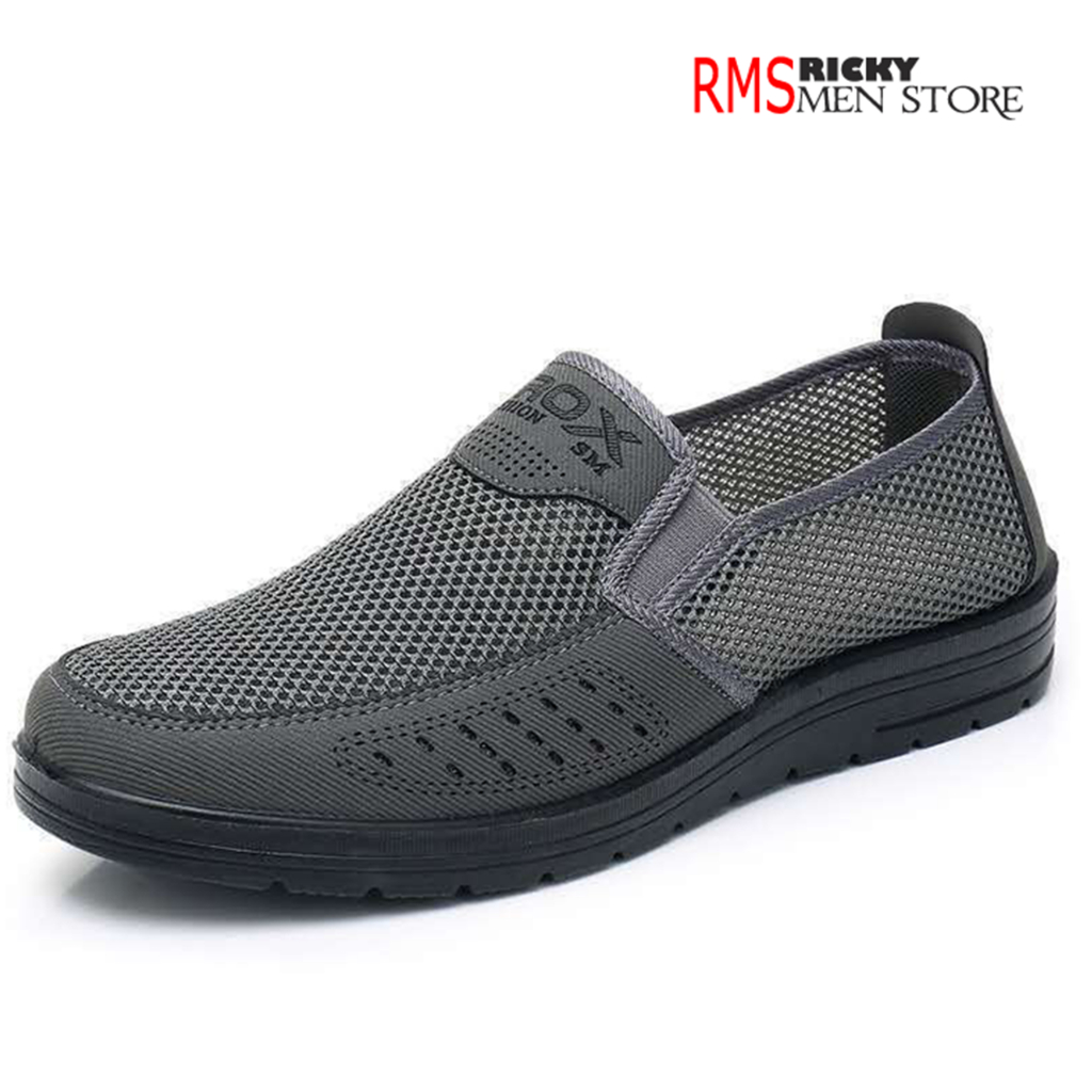 Giày lười đi mưa nam , thoáng khí mùa hè - Vải lưới chịu nước nhanh khô , chất liệu siêu nhẹ