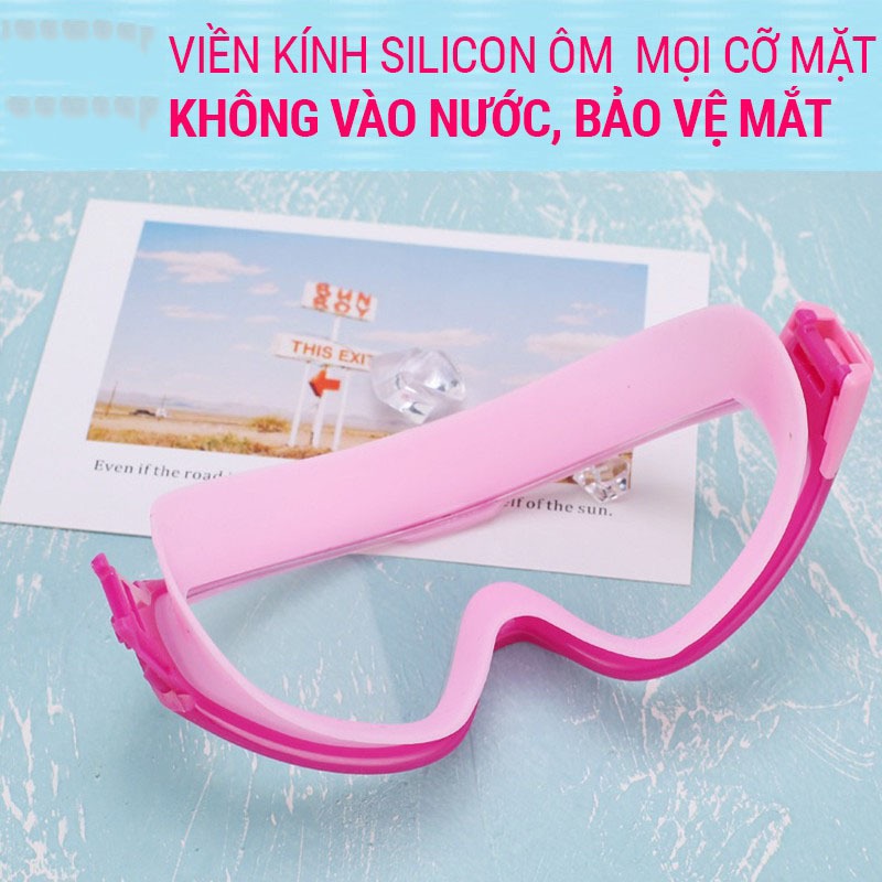 Kính bơi trẻ em 360 góc nhìn PANORAMA cản tia UV, hạn chế sương mờ ngăn nước tuyệt đối SPORTY