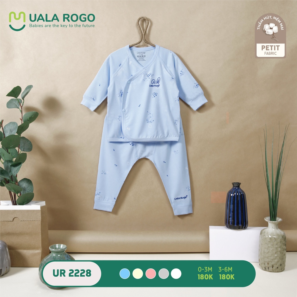 (3-9kg) Bộ Dài Tay Cài Giữa, Cài Lệch Uala Rogo UR2005 UR2228 UR3718 UR2187 UR3878 UR3716
