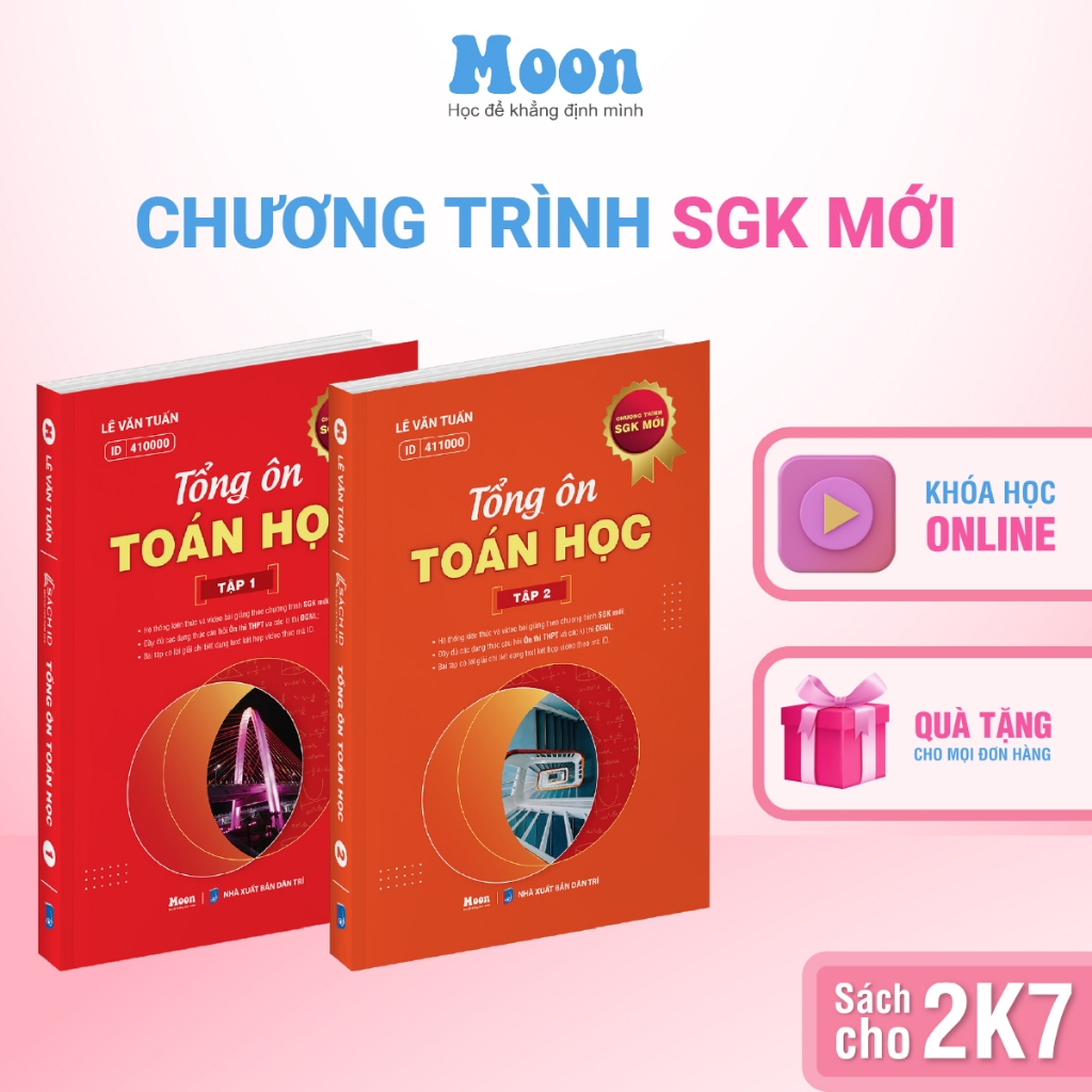 Ảnh Sách Toán 12 chương trình mới : Tổng ôn toán học ôn thi thpt quốc gia, đgnl sach ID 1