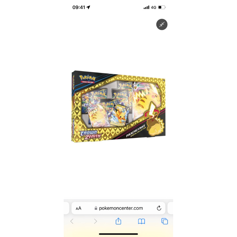 Pokémon TCG: Crown Zenith Special Collection - Pikachu VMax main image 1