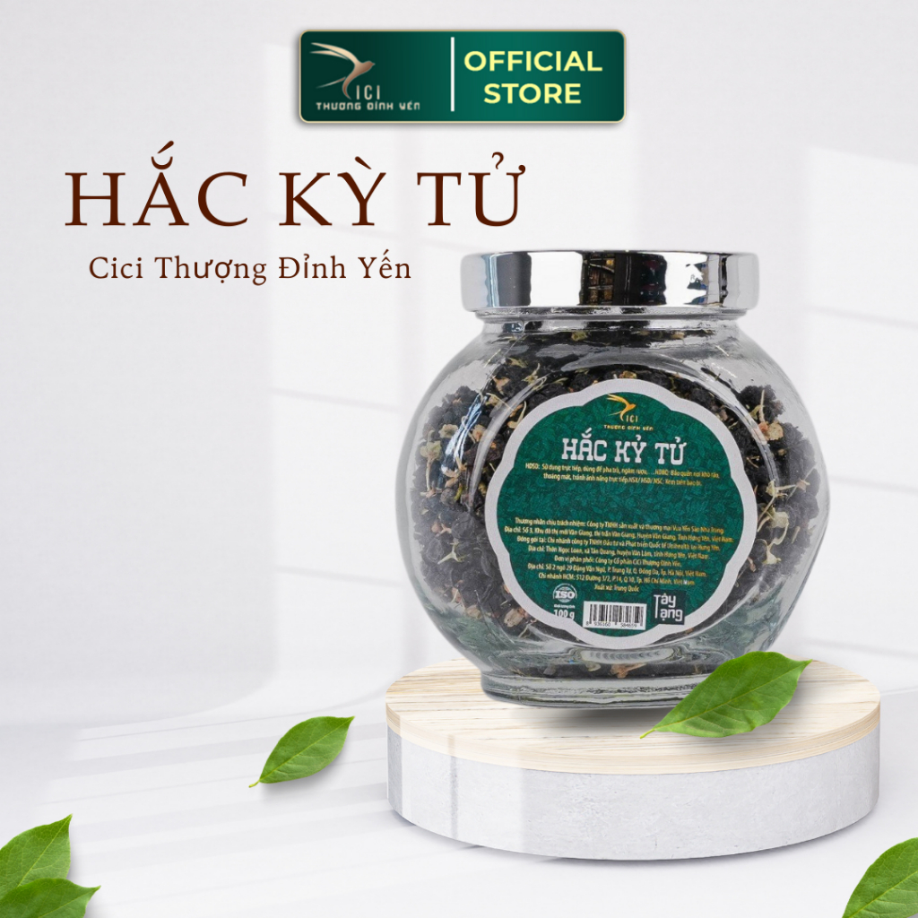 Ảnh Hắc Kỳ Từ VIP CiCi Thượng Đỉnh Yến Lọ 100g Nguyên Chất Thanh Nhiệt Giải Độc Tăng Cường Sức Khỏe 2