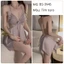 Váy ngủ lụa phối ren sexy gợi cảm kèm mút mỏng nâng ngực thiết kế sang chảnh quyến rũ