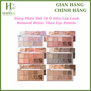 Bảng Phấn Mắt 10 Ô Siêu Lấp Lánh Romand Better Than Eye Palette