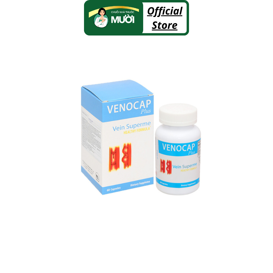 Viên uống Venocap Plus Nature Gift LLC hỗ trợ tăng cường sức bền thành