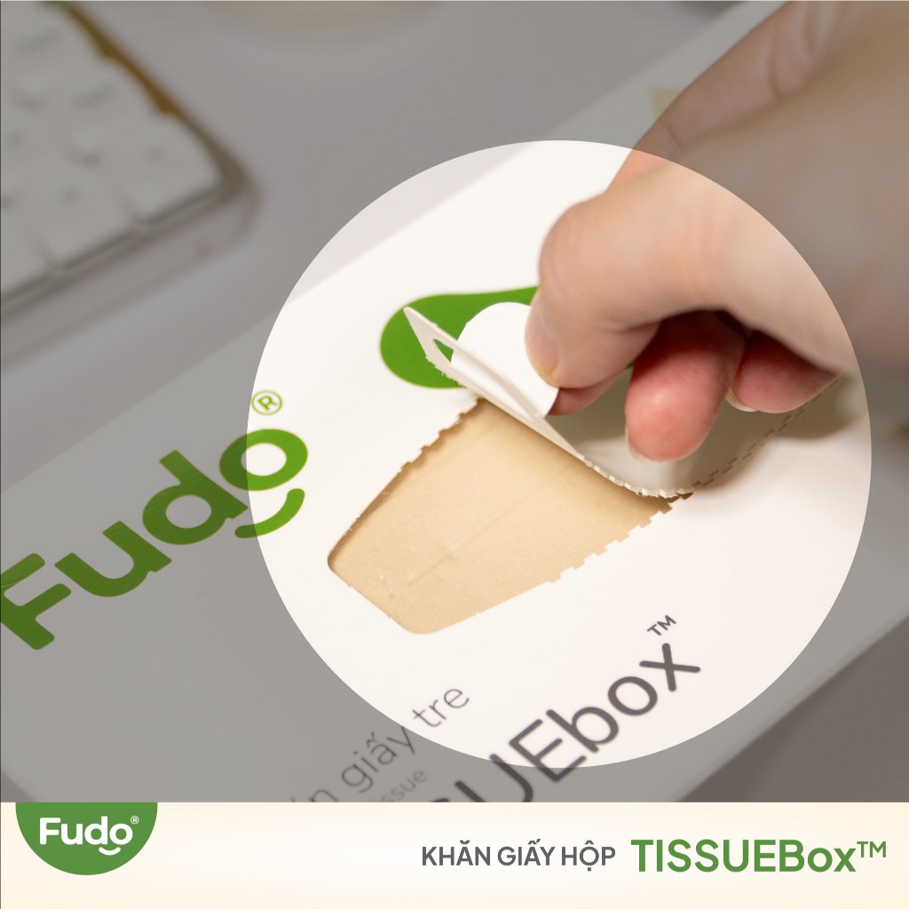 Ảnh Túi Khăn giấy khô ║ Fudo Bamboo® ║ TISSUE™ 4
