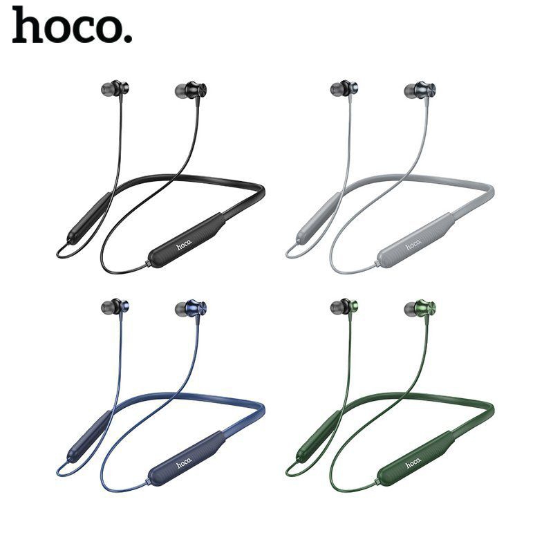 Tai nghe thể thao có dây Bluetooth Hoco ES64 điều chỉnh âm lượng chất liệu nhựa mềm,hút tai nghe.