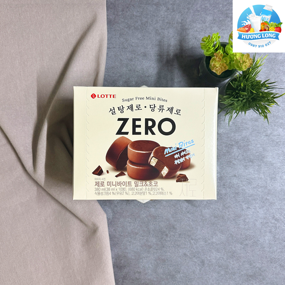 [HỎA TỐC HCM] Kem Viên Ruby Socola Lotte Zero Hàn Quốc Hộp 10 Viên ...
