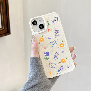 Ốp lưng iphone mềm lúa mạch Gấu hoa nhí 6/6splus/7/8/plus/x/xs/11/12/13/14/15/16/pro/max/plus/promax - lm2014