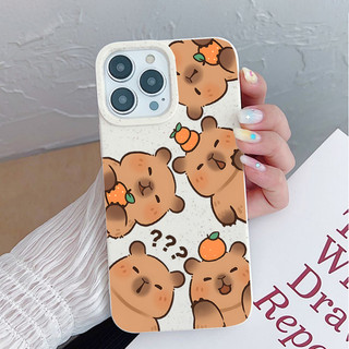 Ốp lưng iphone mềm lúa mạch Capybara đáng yêu 6/6splus/7/8/plus/x/xs/11/12/13/14/15/16/pro/max/plus/promax - lm2013