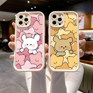 Ốp lưng iphone viền cao chống sốc Gấu thỏ ngôi sao dành cho ip 6/7/8/plus/x/xr/xs/11/12/13/14/15/pro max - dc2000