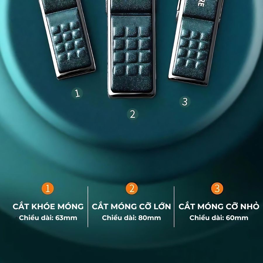 Bộ 4 Bấm móng tay inox, Hộp dụng dụng cụ cắt móng tay siêu bén bằng thép không rỉ siêu bền