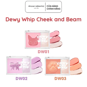 Má Hồng Kem & Phấn Bắt Sáng Black Rouge Dewy Whip Cheek and Beam