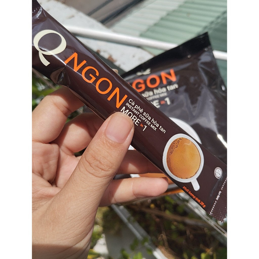 Cà Phê Hòa Tan NGON Trần Quang 3in1 Ngon 24 sticks. Thơm ngon , đậm vị , gu cà phê sữa truyền thống
