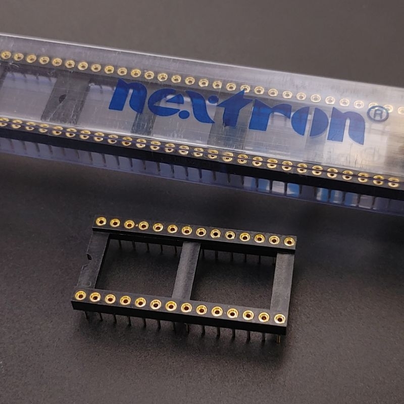 Đế cắm IC mạ vàng Nextron 28P DIP-28 | Shopee Việt Nam