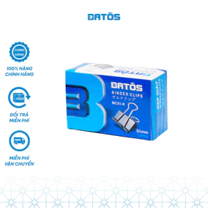 12 hộp kẹp sắt đen Batôs 3 tuỳ chọn kích thước 15/ 19/ 25/ 32mm