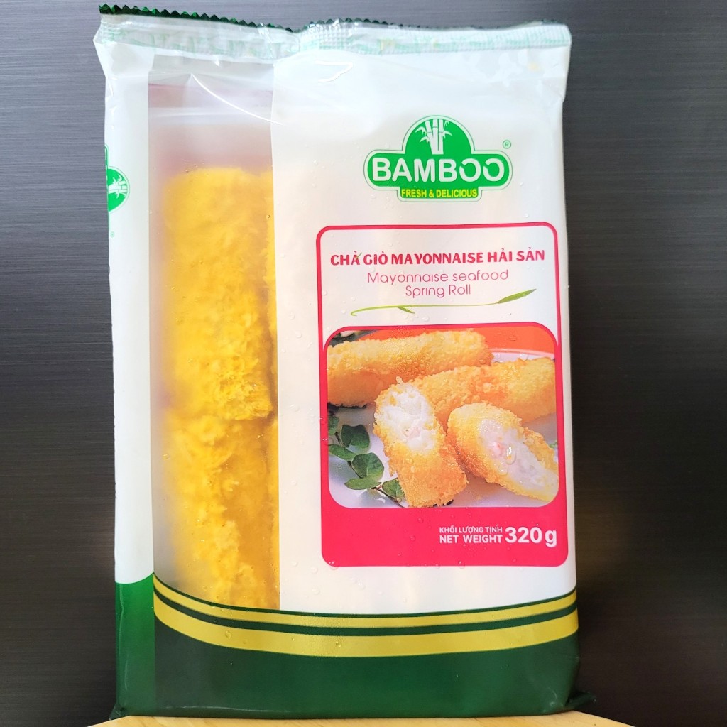 BAMBOO - gói 320g - CHẢ GIÒ MAYO HẢI SẢN / Dim Sum Mayonnaise Seafood ...