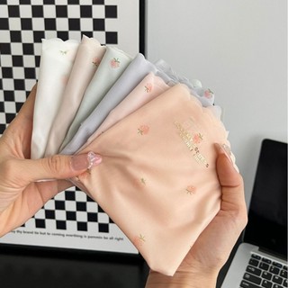 Quần Lót Nữ Su Thạch Hoạ Tiết Hình Dâu Tây Không Viền, Quần Chip Mềm Thoáng Mát King Shop L-1027