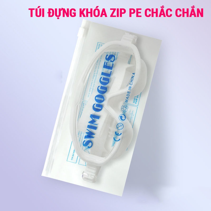 Kính bơi mắt trong 362 góc nhìn 180 độ cản tia UV, sương mờ dành cho người lớn và trẻ em từ 8 tuổi