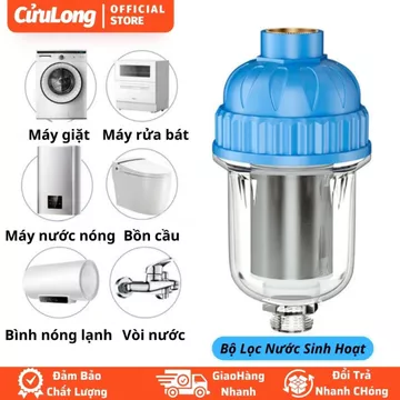 Bộ Lọc Nước Inox 316 PP lõi lọc tại vòi nước sinh hoạt gia đình bảo vệ sức khoẻ an toàn