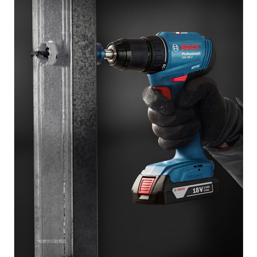 Máy khoan vặn vít dùng pin Bosch GSR 185-LI 18V Hàng chính hãng
