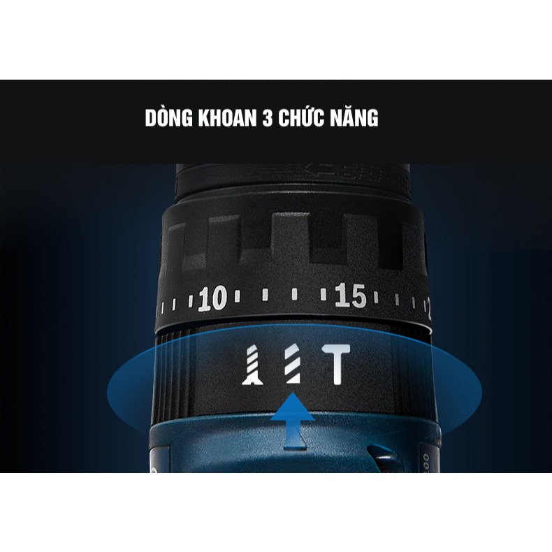 Máy khoan động lực dùng pin Bosch GSB 185-LI 18V Hàng chính hãng