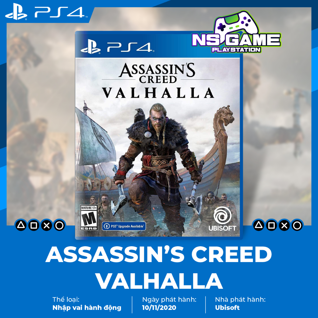 Đĩa Game PS4 : Assassin’s Creed Valhalla | Shopee Việt Nam