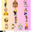 Set 60 Sticker Gia đình simpson Chống Nước Dán Laptop Vali Mũ Bảo Hiểm Sổ Tay